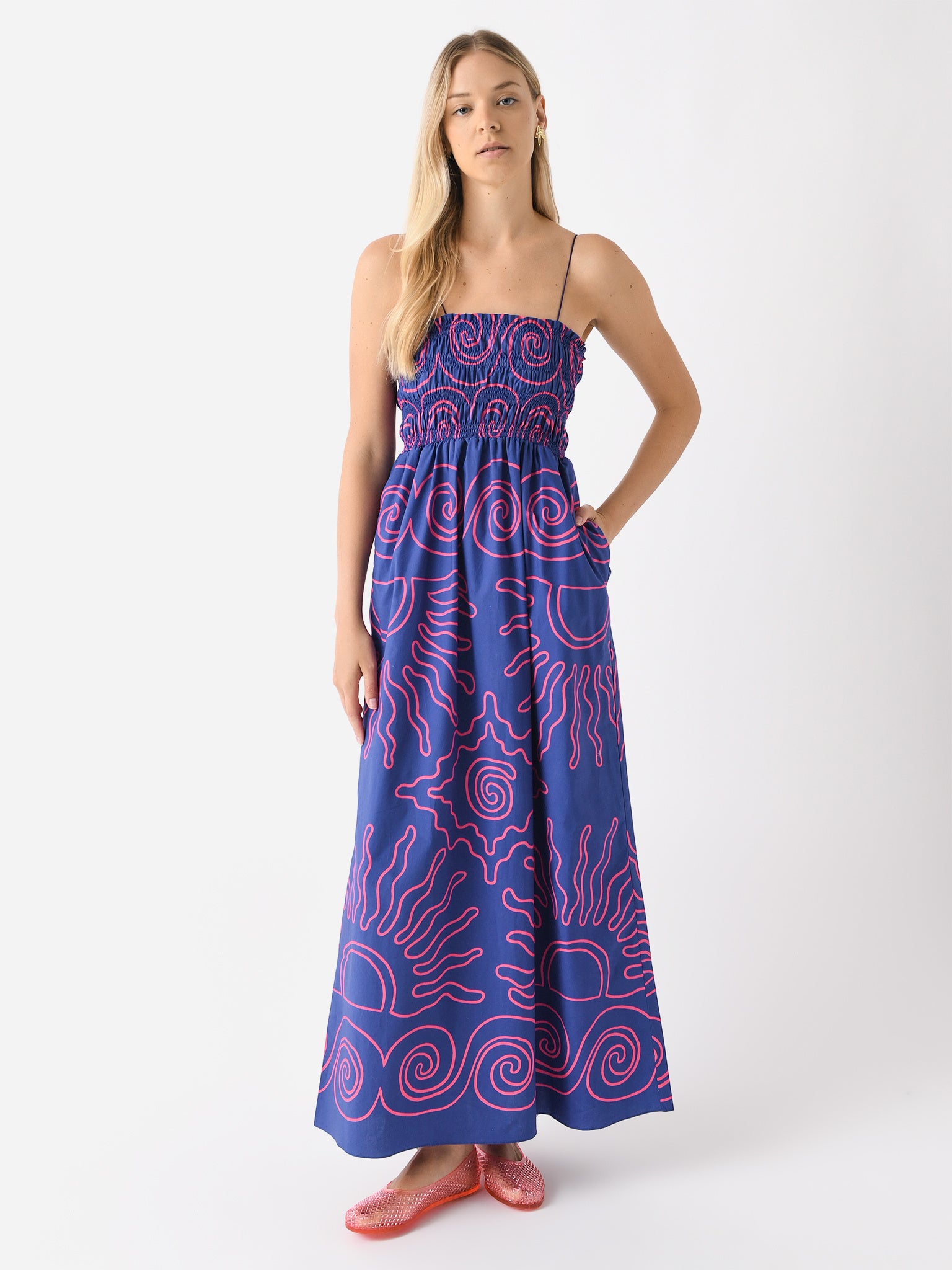Cala De La Cruz Women's Ossane Dress - Saint Bernard