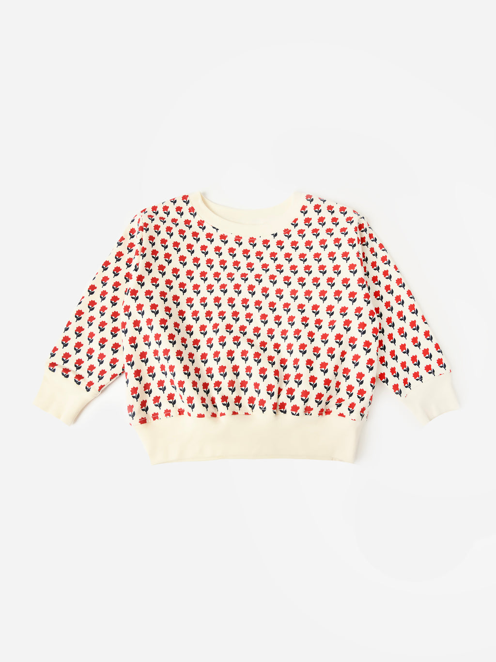 Pink Chicken Girls' Organic Sweatshirt - Saint Bernard