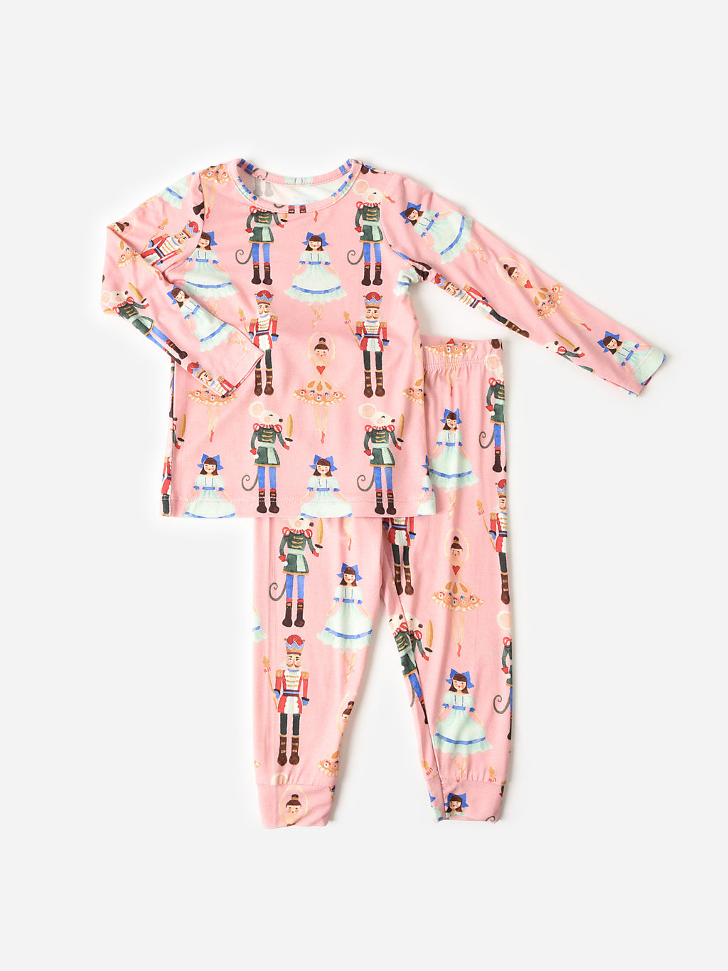 Pink Chicken Kids' Bamboo Pajama Set - Saint Bernard