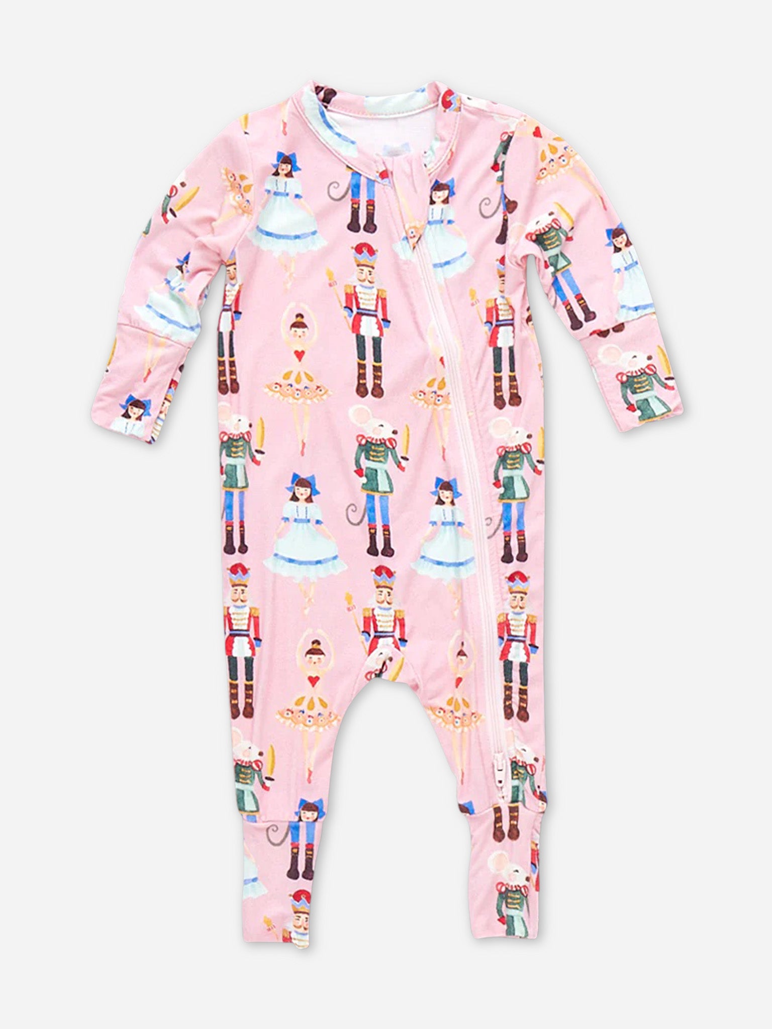 Pink Chicken Baby Bamboo Romper - Saint Bernard