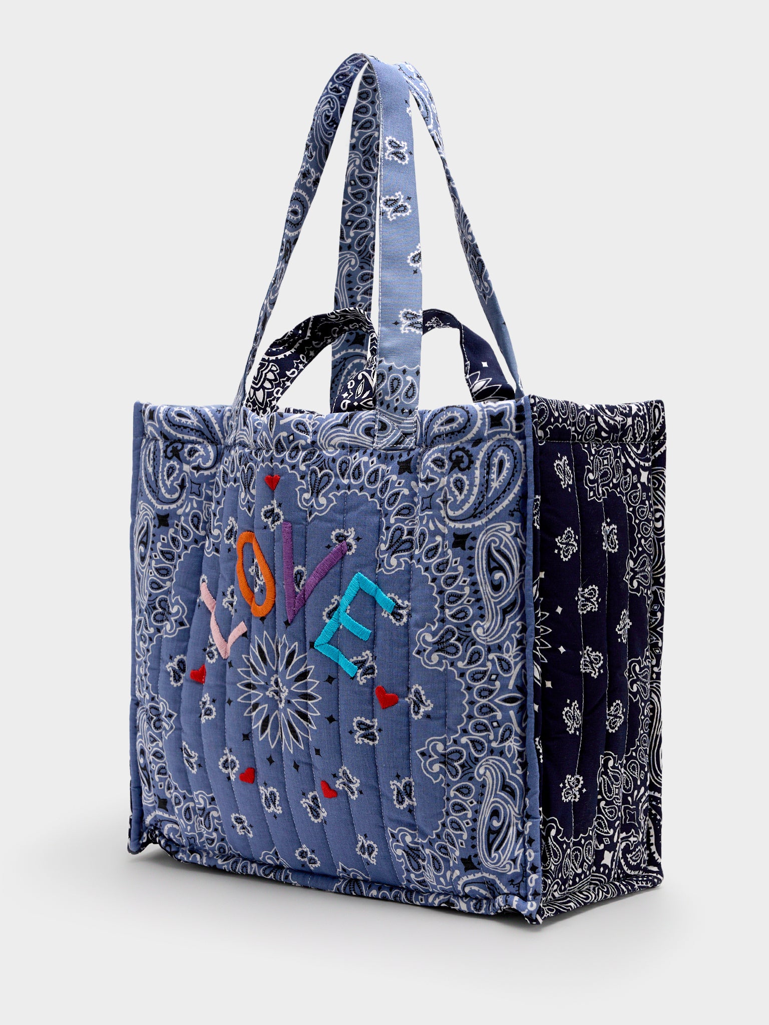 Call It By Your Name Quilted Maxi Cabas Tote – Saint Bernard