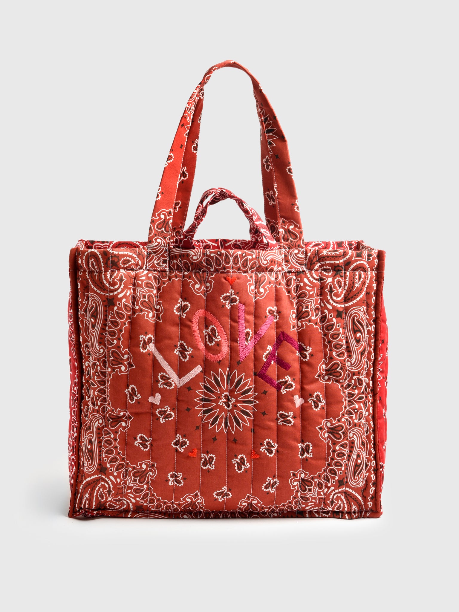 Call It By Your Name Quilted Maxi Cabas Tote | $338.00 | Saint Bernard