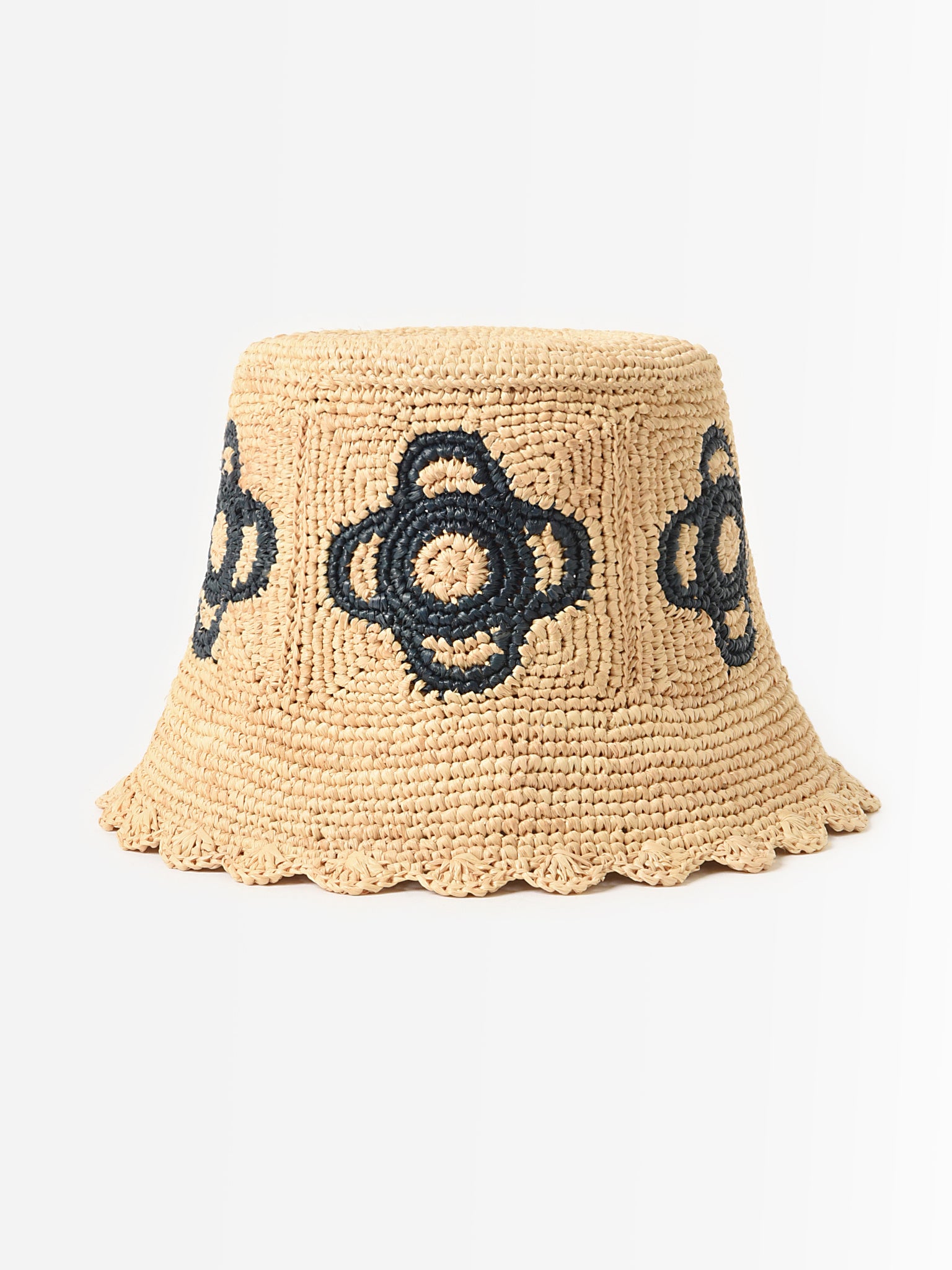 Destree Women's Bob Raffia Flower Hat - Saint Bernard