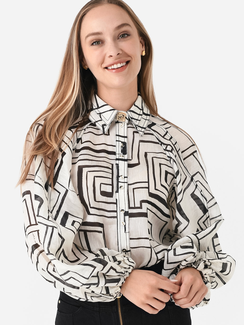AJE Women's Florence Blouse - Saint Bernard