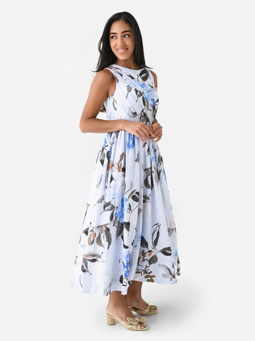 AJE Women's Abbey Twisted Midi Dress