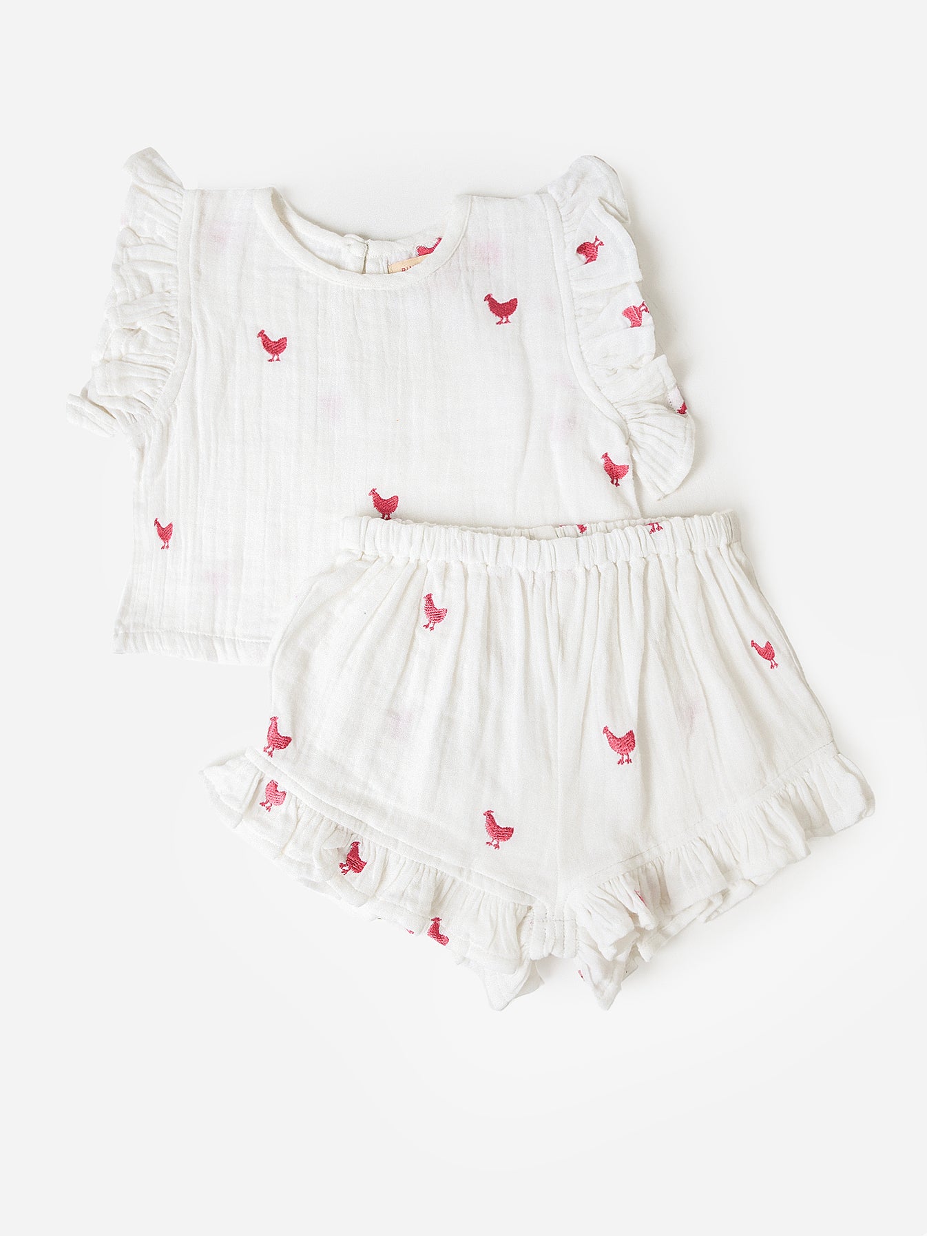 Pink Chicken Baby Girls' Roey Set | $74.00 | Saint Bernard