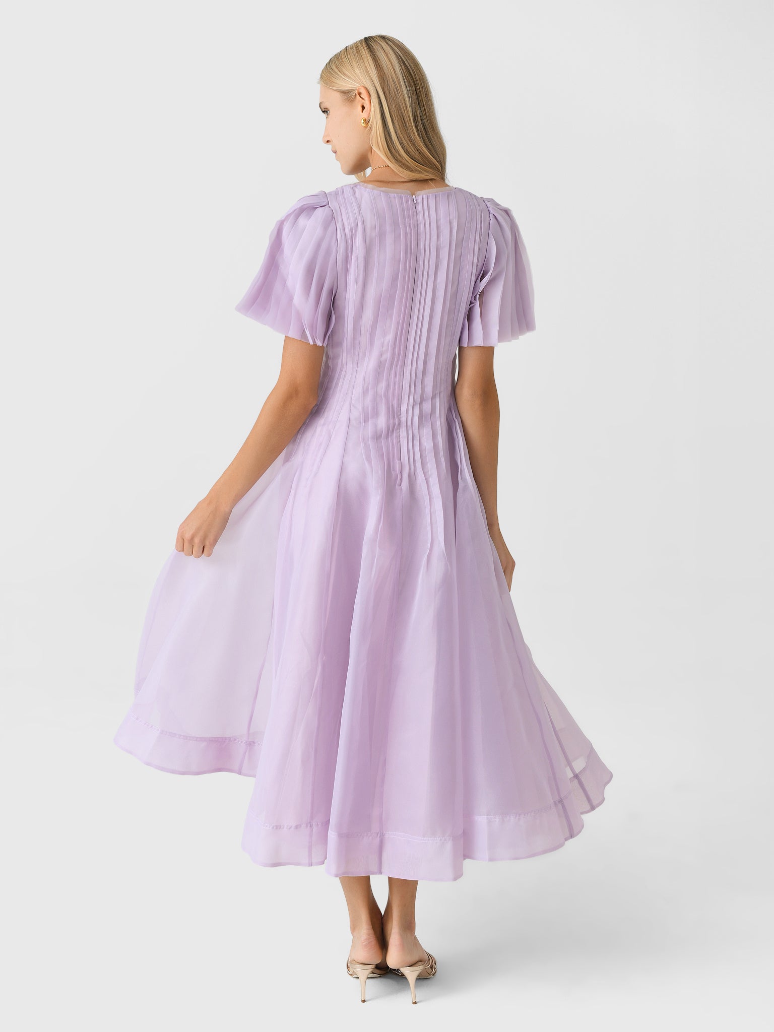 aje nova pleated dress Nova Pleated Midi Dress