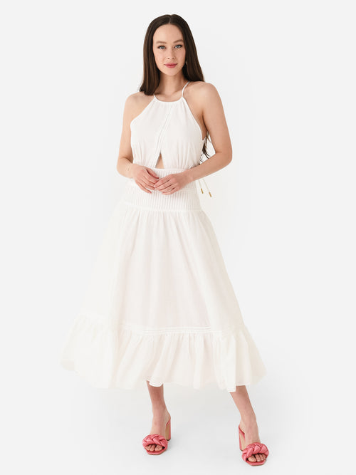 AJE Women's Renata Eyelash Midi Dress