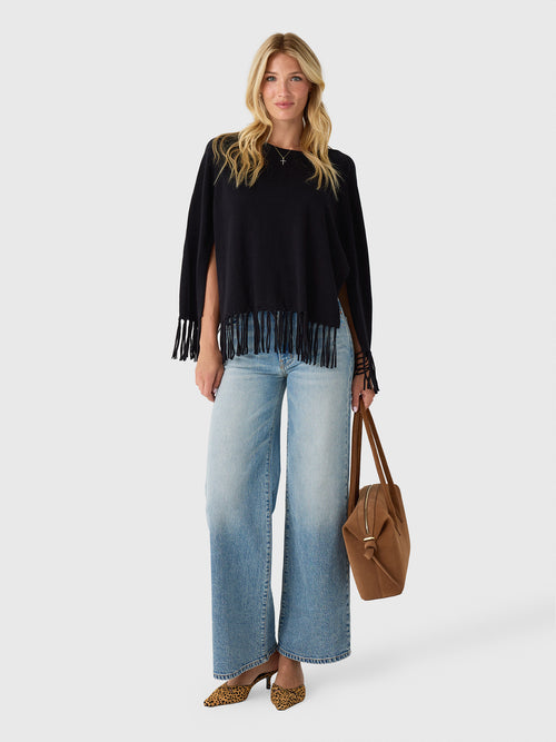 MVG Women's Fringe Poncho - Saint Bernard