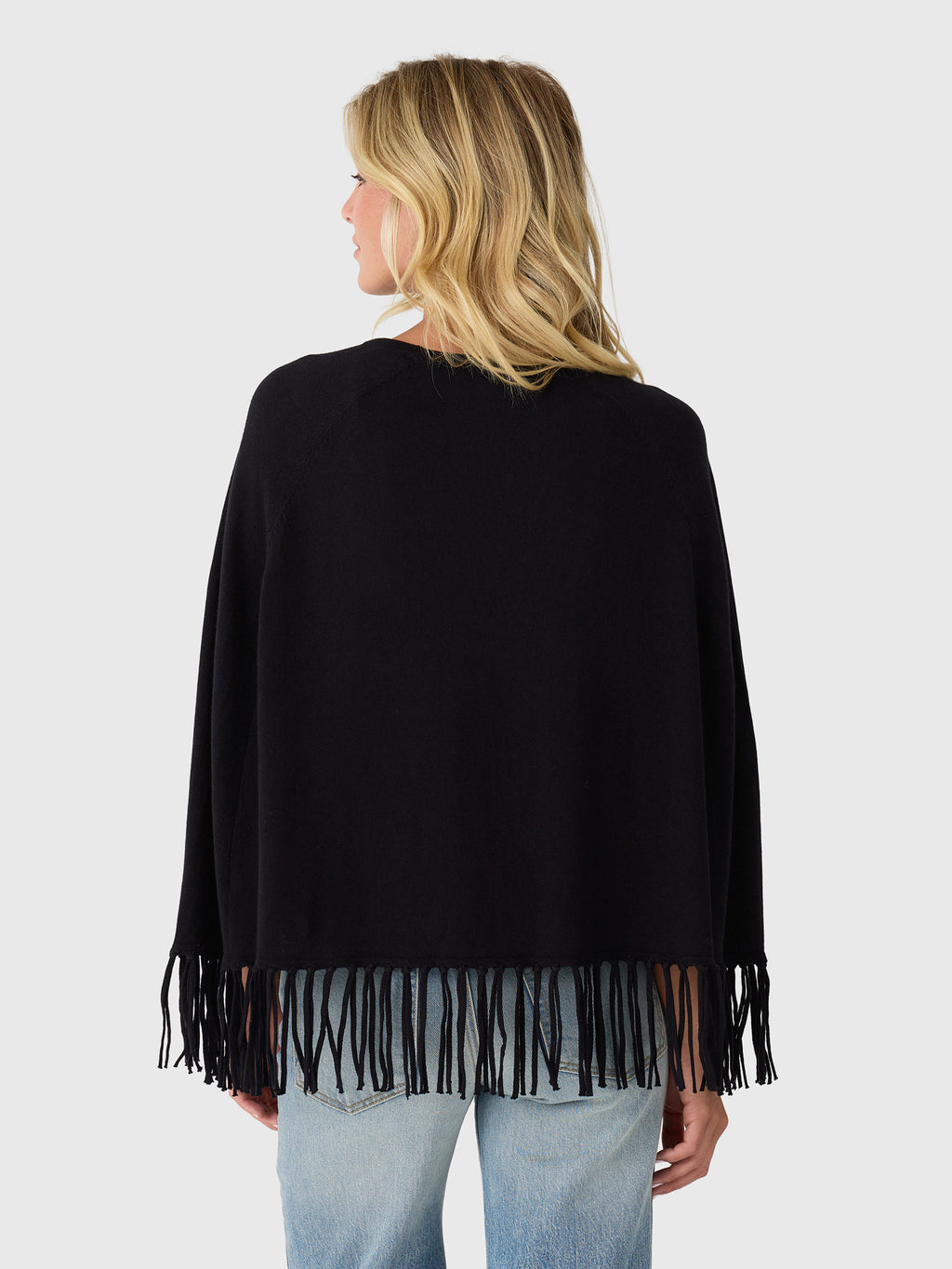 MVG Women's Fringe Poncho