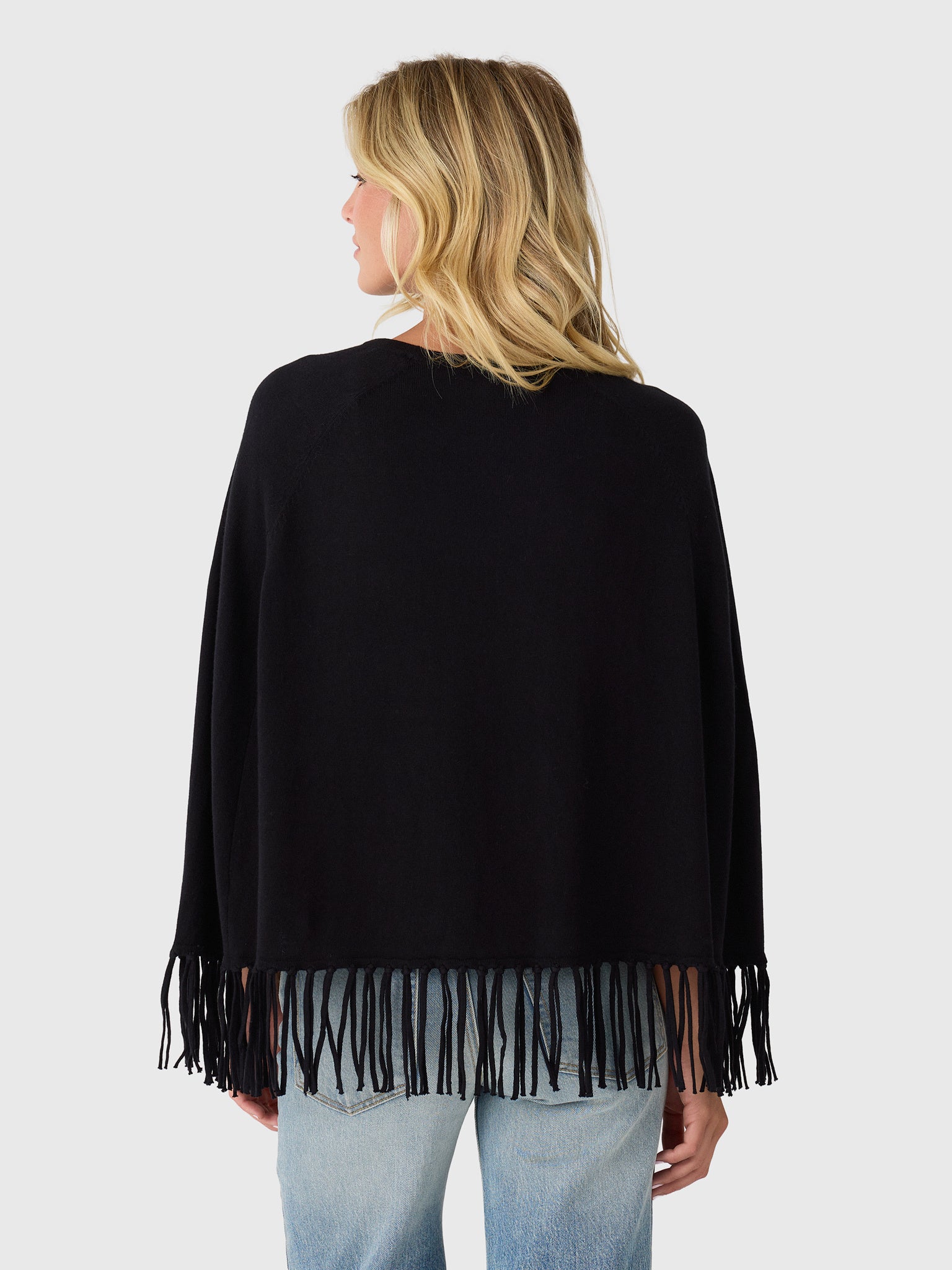 MVG Women's Fringe Poncho