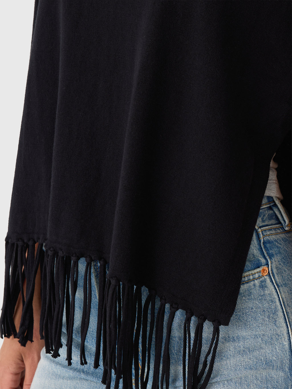 MVG Women's Fringe Poncho