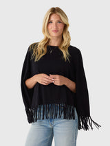 MVG Women's Fringe Poncho