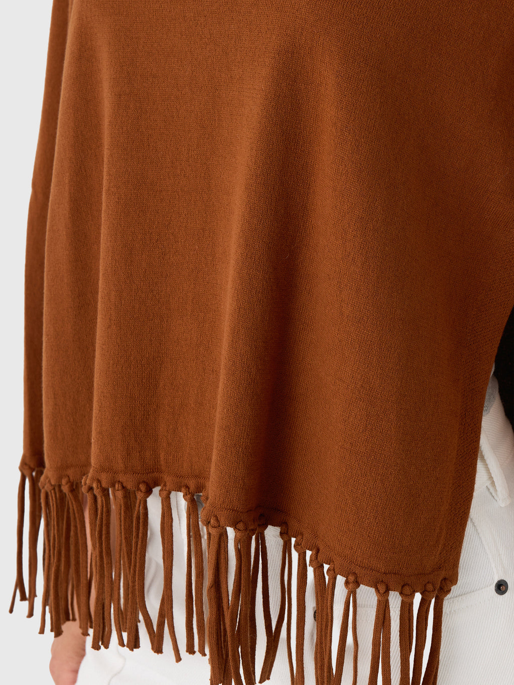 MVG Women's Fringe Poncho - Saint Bernard