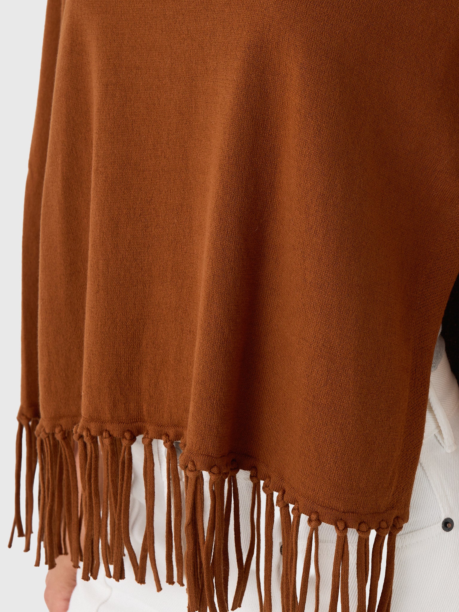 MVG Women's Fringe Poncho - Saint Bernard