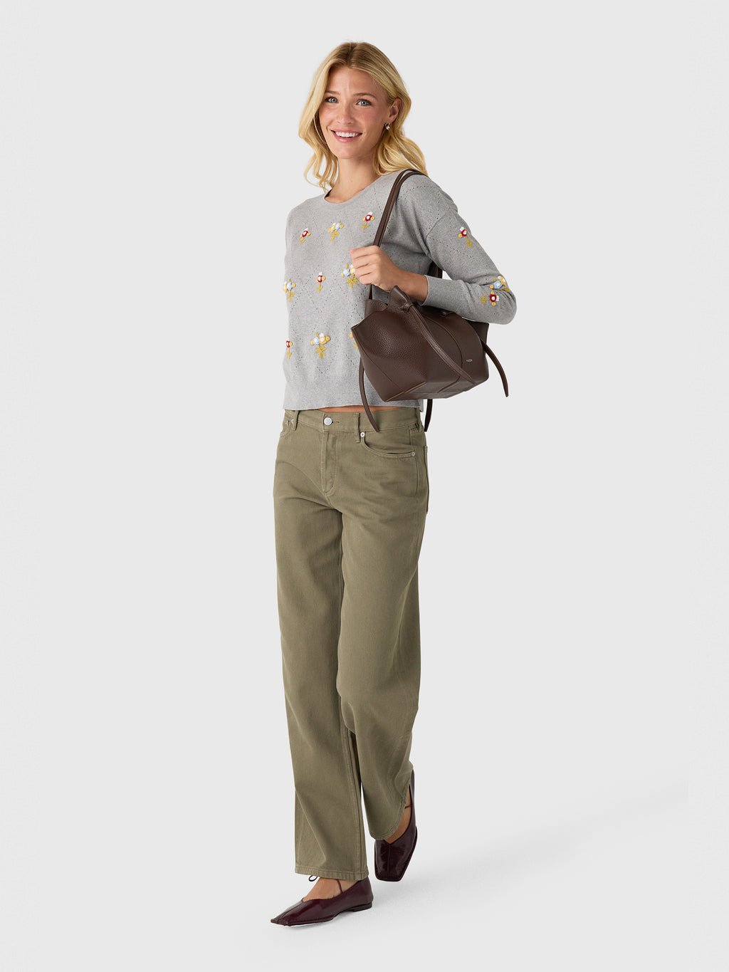 MVG Women's Flower Sweater