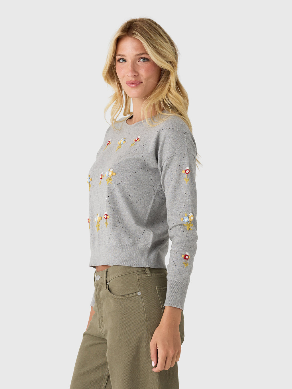 MVG Women's Flower Sweater