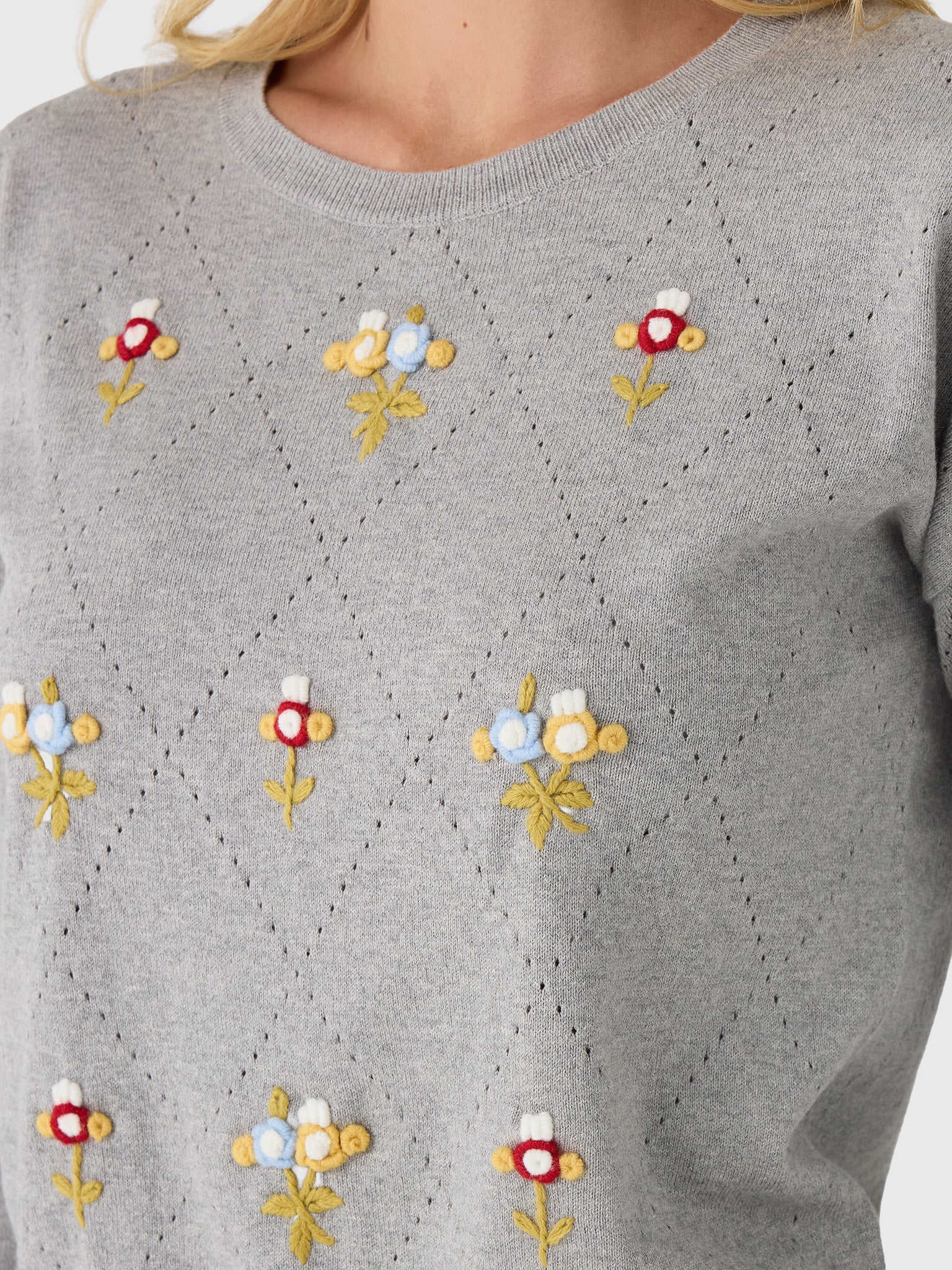 MVG Women's Flower Sweater