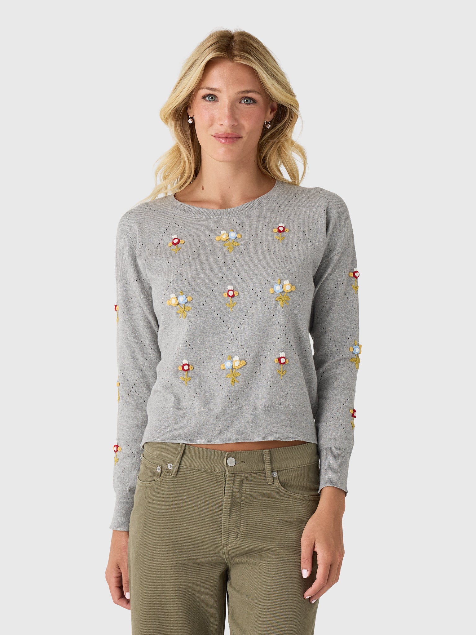 MVG Women's Flower Sweater