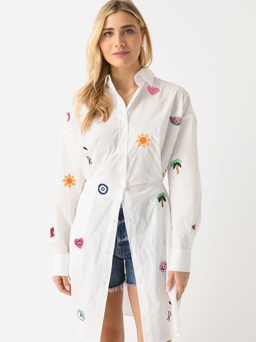 Benaras Women's Long Beach Shirt