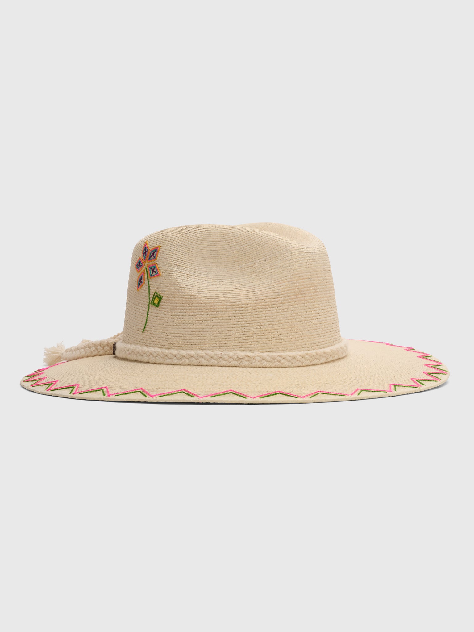 Corazon Playero Women's Boho Flower Hat - Saint Bernard