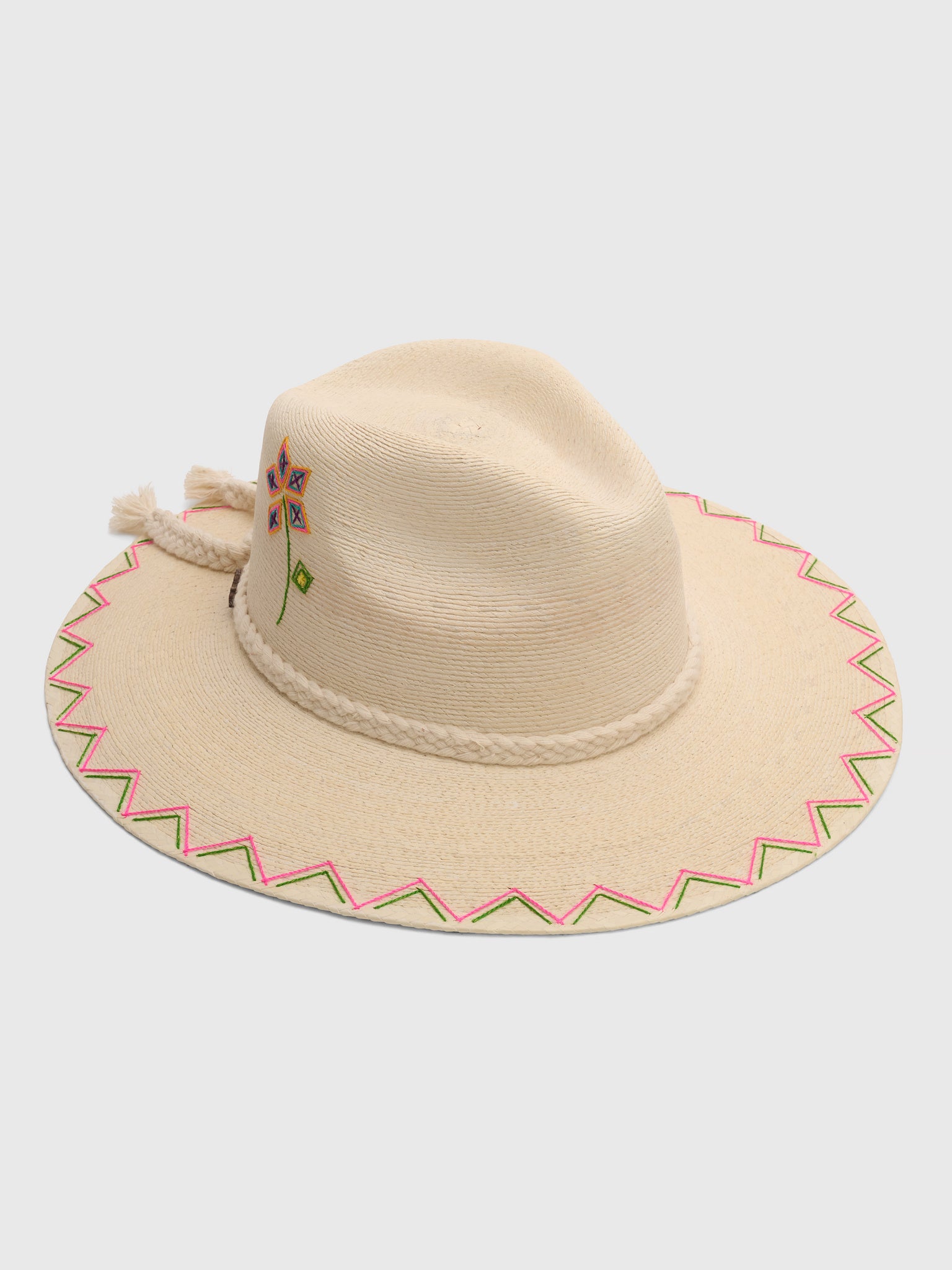 Corazon Playero Women's Boho Flower Hat - Saint Bernard