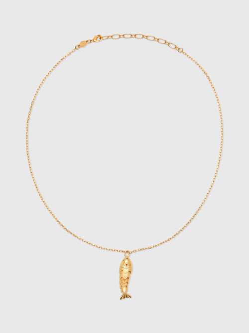 Anni Lu Something Fishy Necklace - Saint Bernard