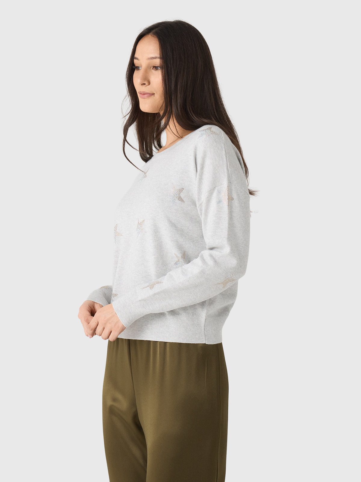 MVG Women's Star Crew Sweater - Saint Bernard