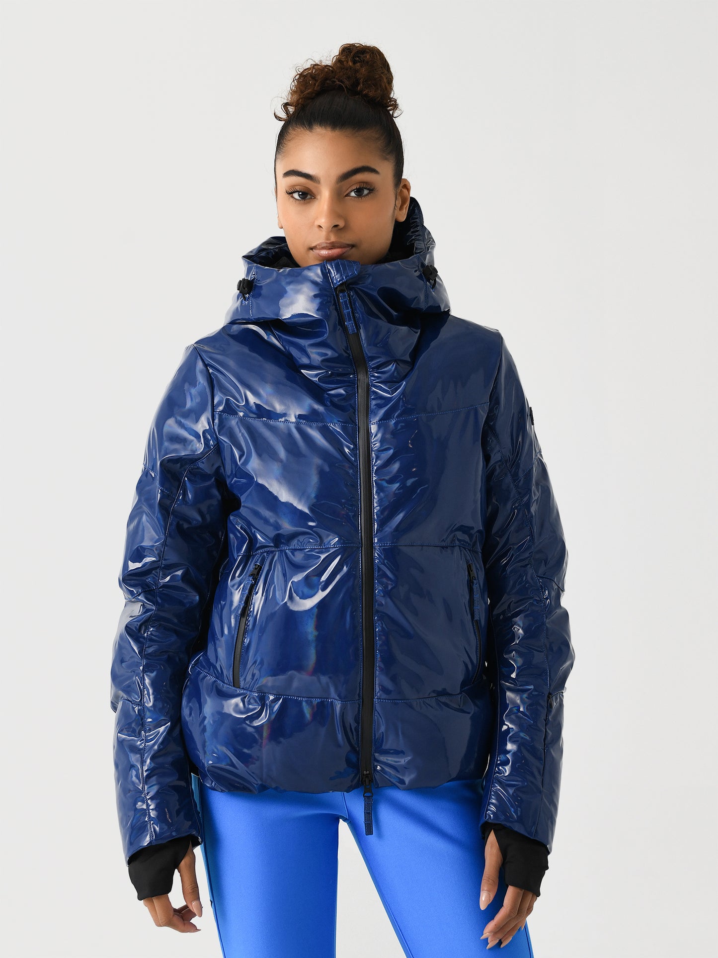 Jet Set Women's Rosalia Metallic Ski Jacket - Saint Bernard