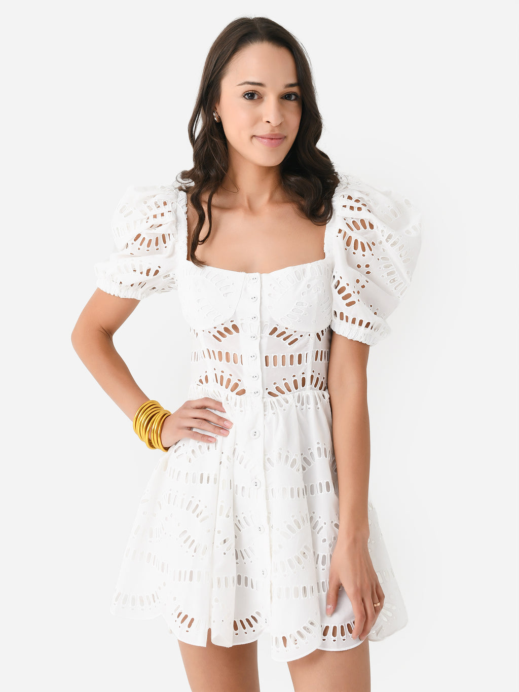 Charo Ruiz Ibiza Women's Ayiak Short Dress - Saint Bernard