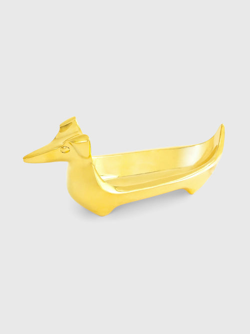 Jonathan Adler Brass Dachshund Ring Bowl