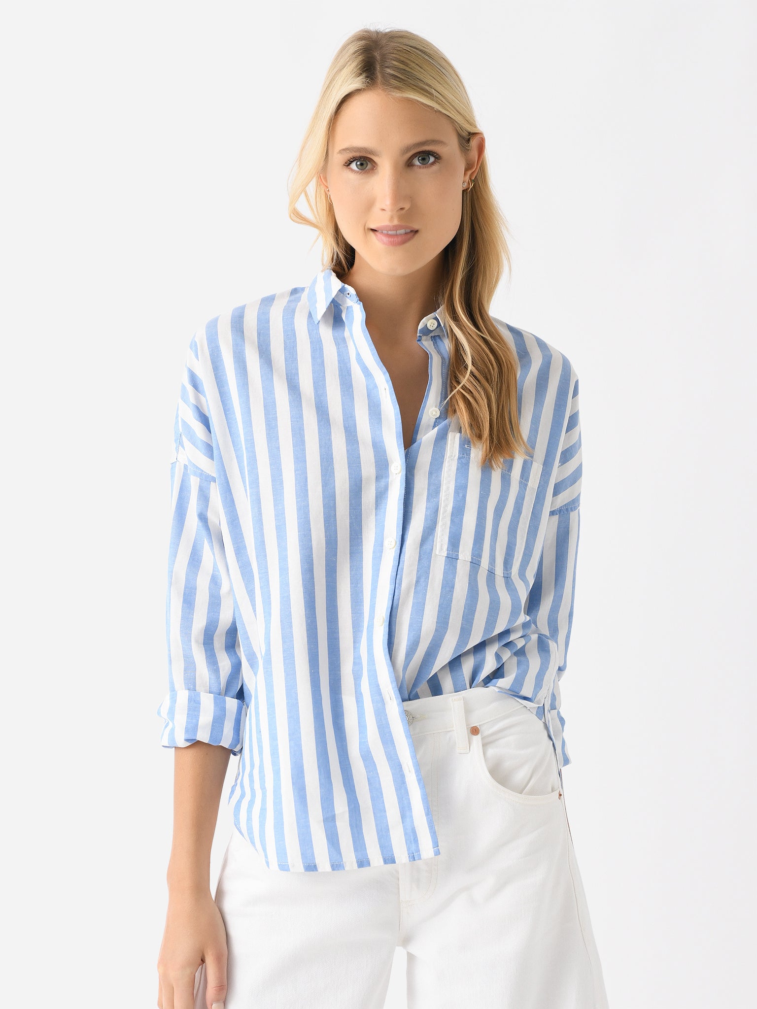 Alex Mill Women's Jo Stripe Shirt - Saint Bernard