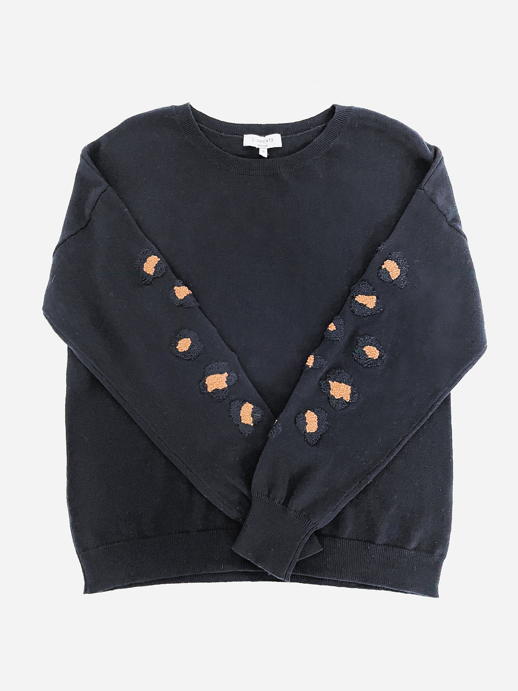 J Society Women's Animal Print Sweater - Saint Bernard