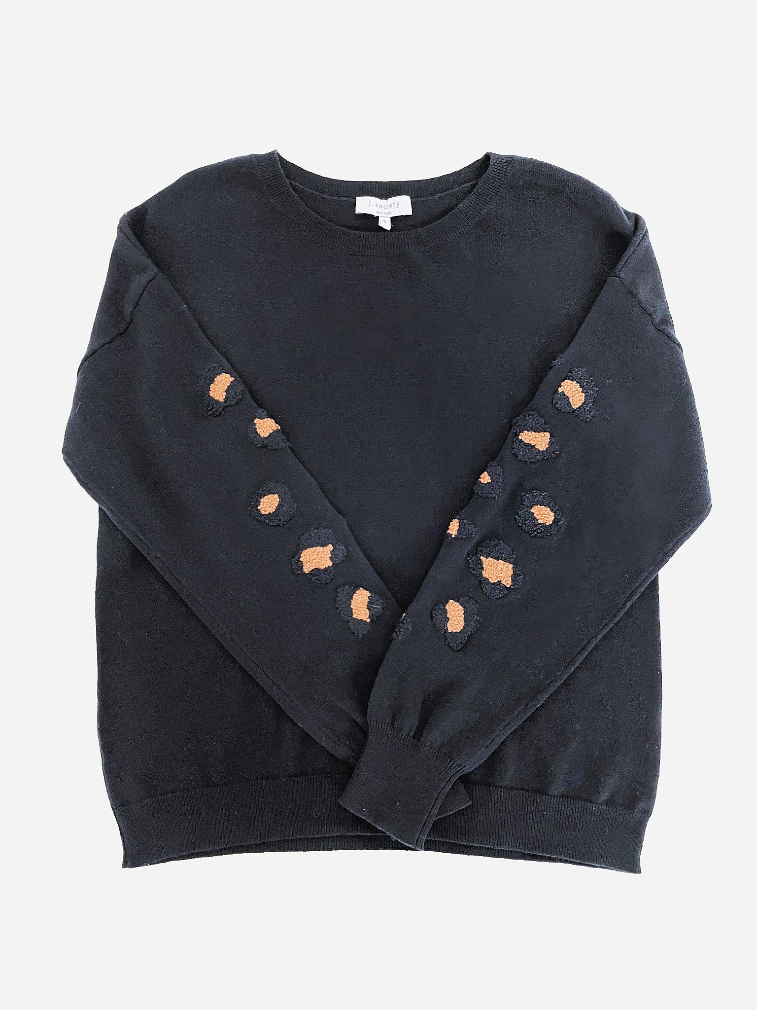 J Society Women's Animal Print Sweater - Saint Bernard