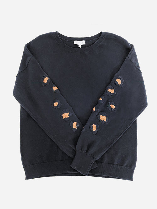J Society Women's Animal Print Sweater