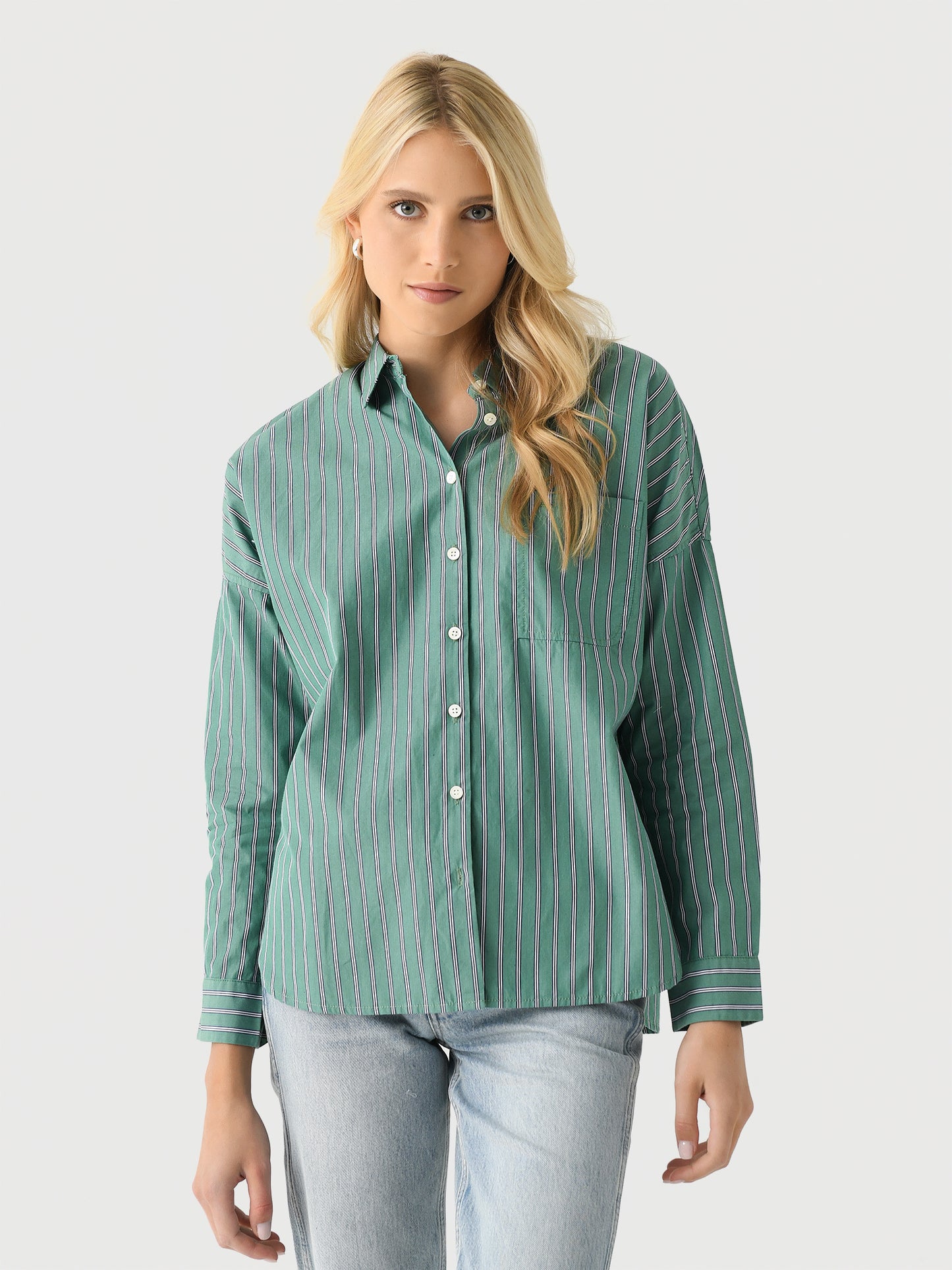 Alex Mill Women's Jo Stripe Shirt - Saint Bernard