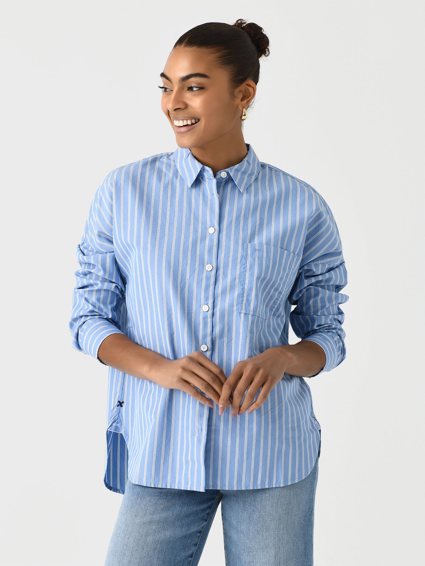 Alex Mill Women's Jo Stripe Shirt - Saint Bernard