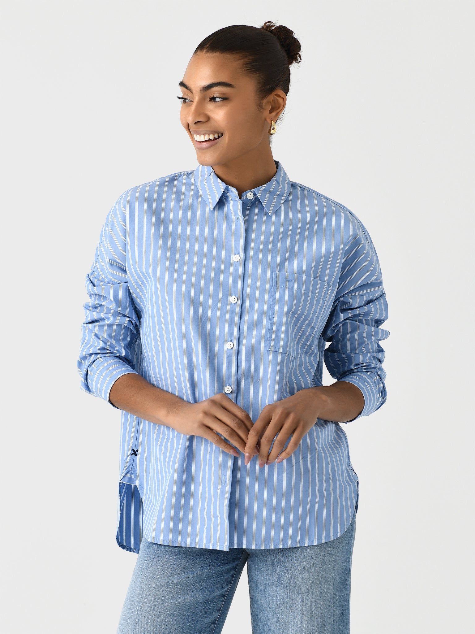 Alex Mill Women's Jo Stripe Shirt - Saint Bernard