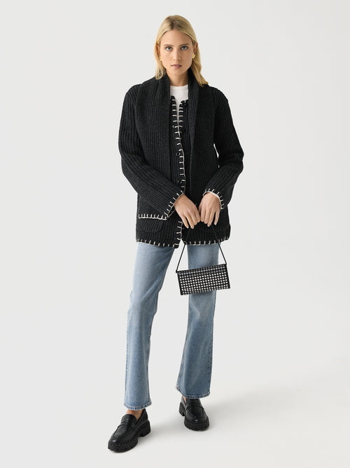 Alex Mill Women's Marylebone Sweater Jacket with Matching Scarf