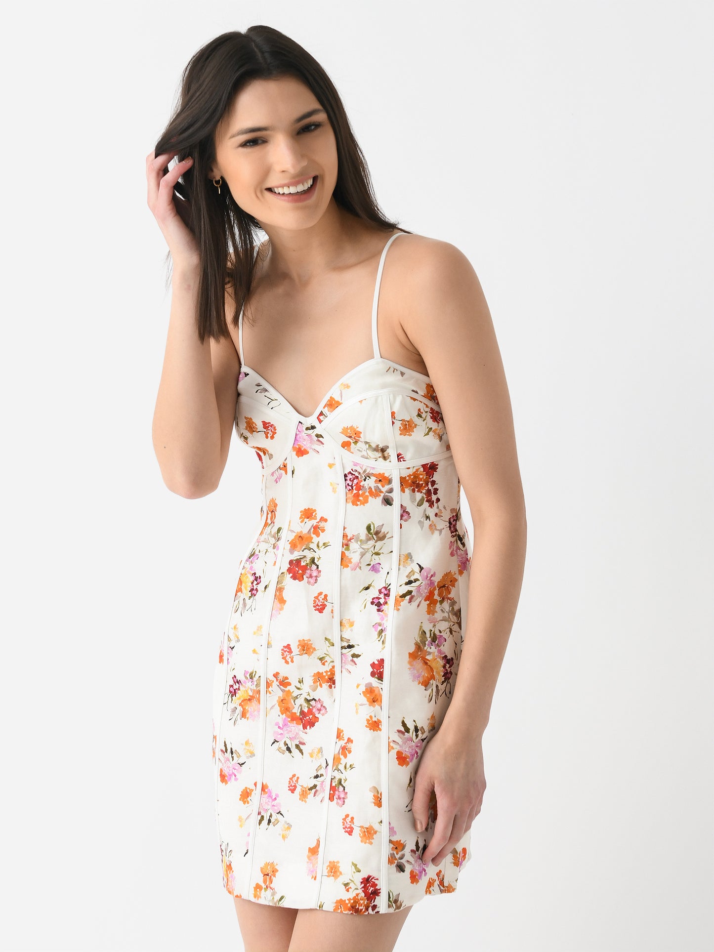 AJE Women's Cyma Panelled Mini Dress - Saint Bernard