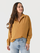 A Shirt Thing Women's Celeste Multi Stripe Shirt - Saint Bernard
