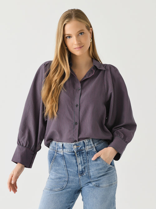 A Shirt Thing Women's Charlotte Skinny Stripe Top