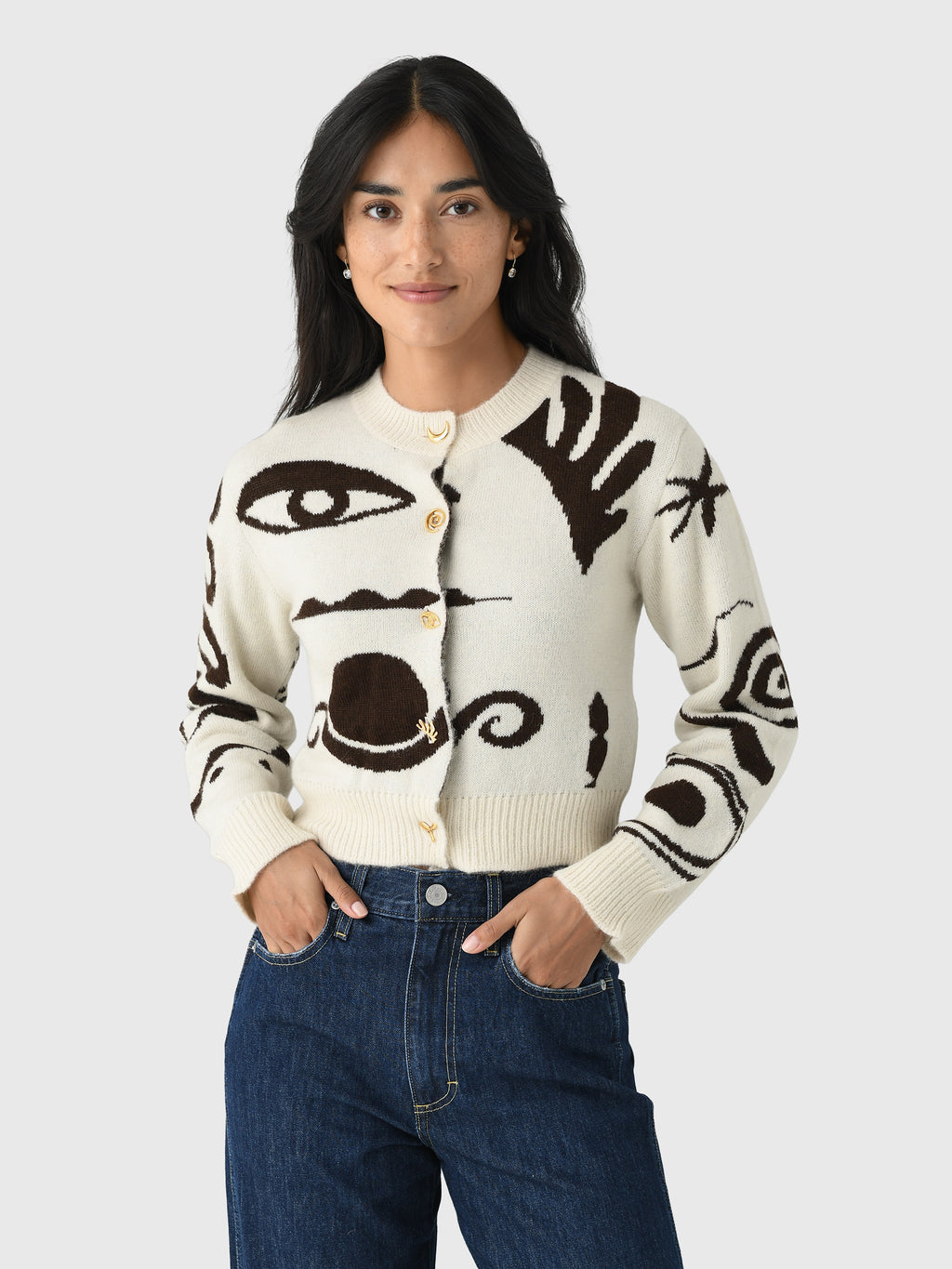 Cala De La Cruz Women's Jade Cardigan - Saint Bernard