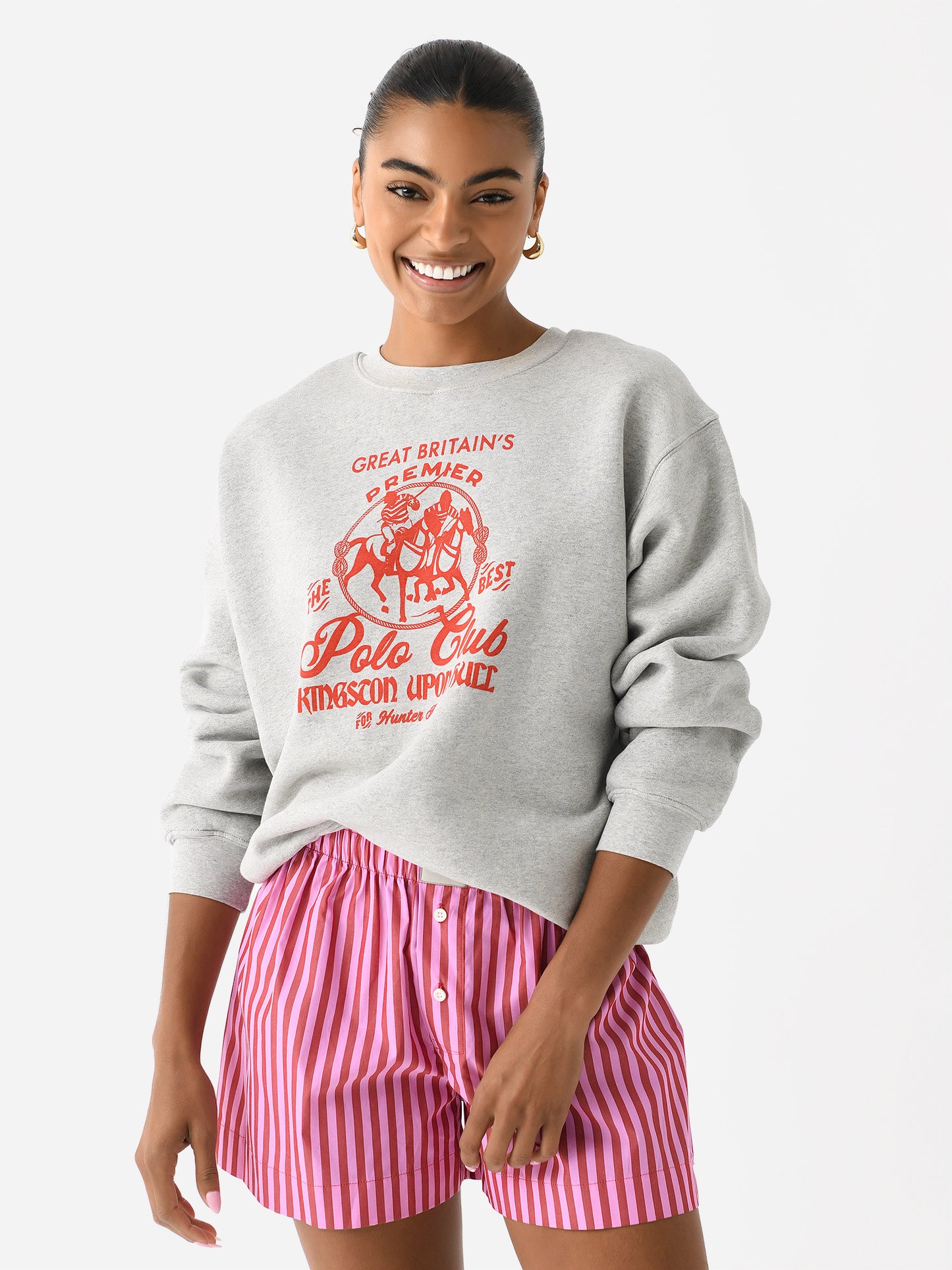 Hunter Bell Women's H.B. Polo Club Sweatshirt - Saint Bernard