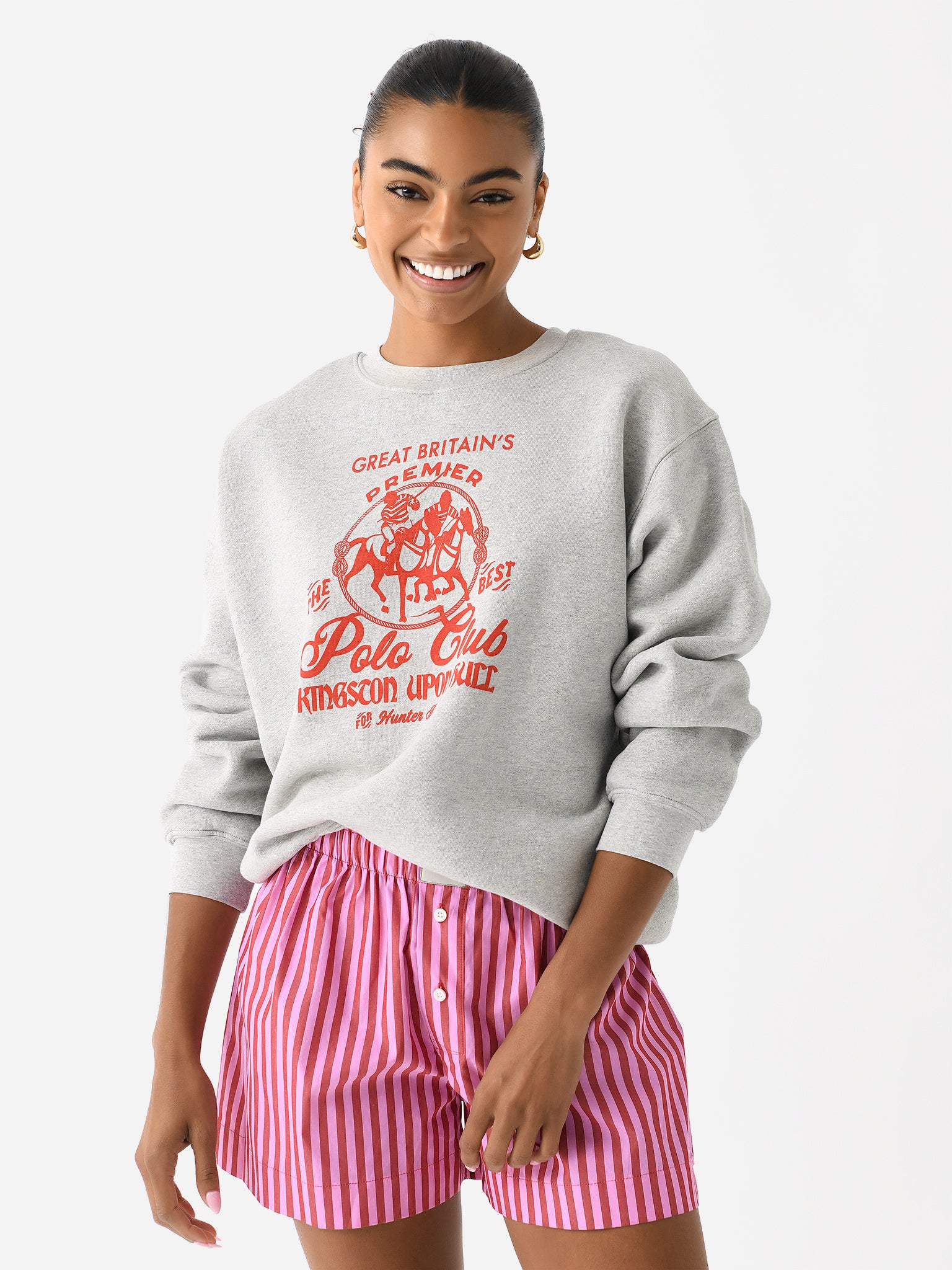 Hunter Bell Women's H.B. Polo Club Sweatshirt - Saint Bernard