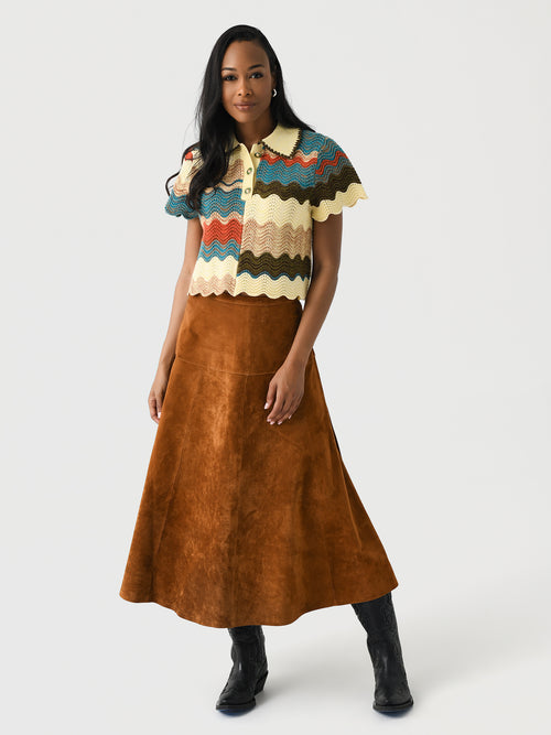 Hunter Bell Women's Ida Suede Skirt