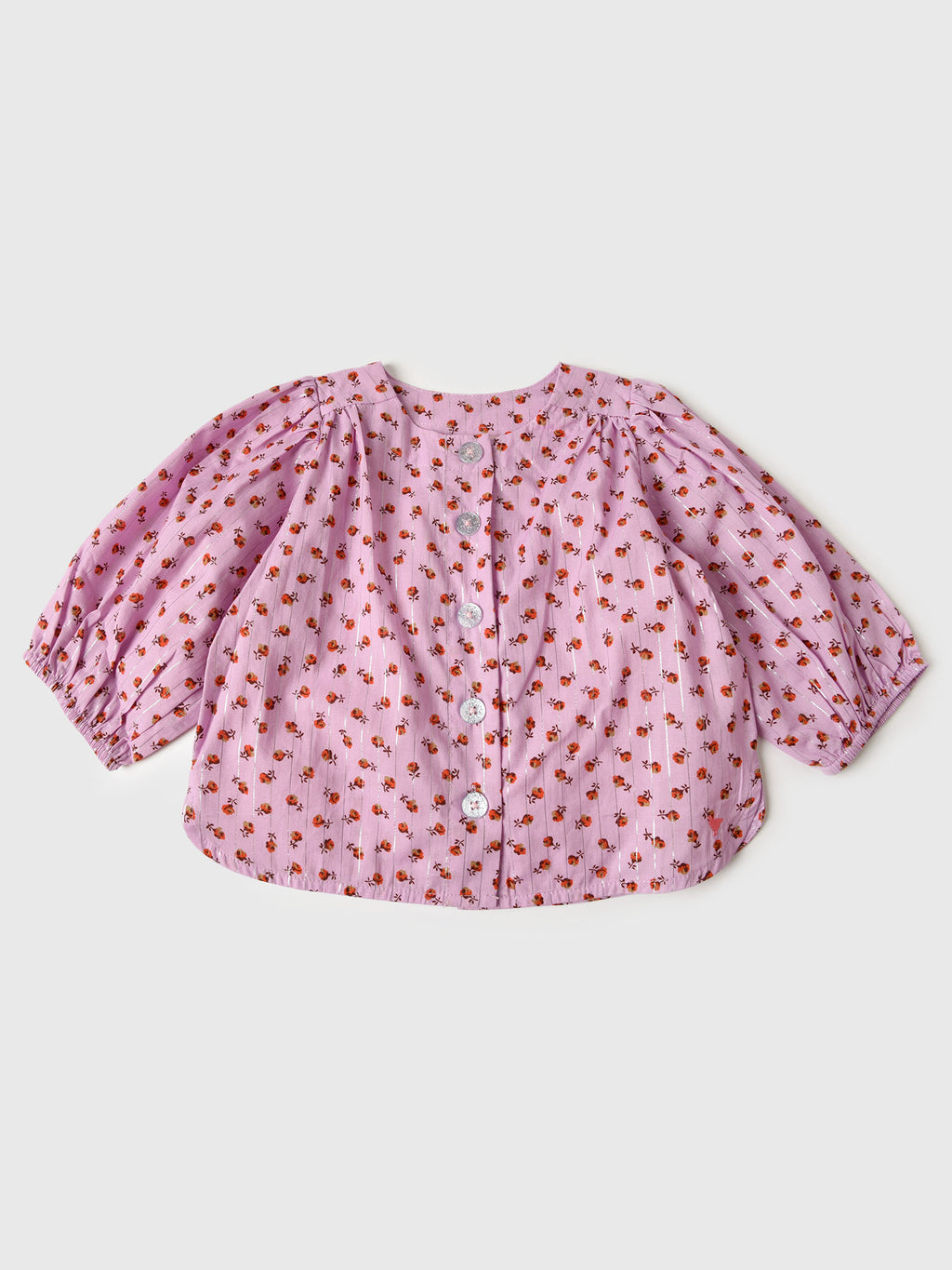 Pink Chicken Girls' Brooke Button Up Top - Saint Bernard