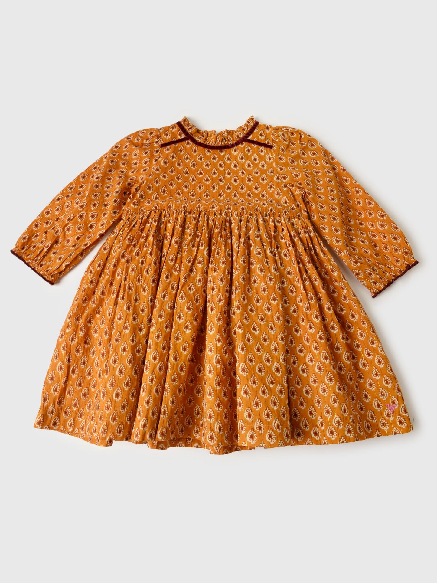 Pink Chicken Girls' Charlie Dress - Saint Bernard