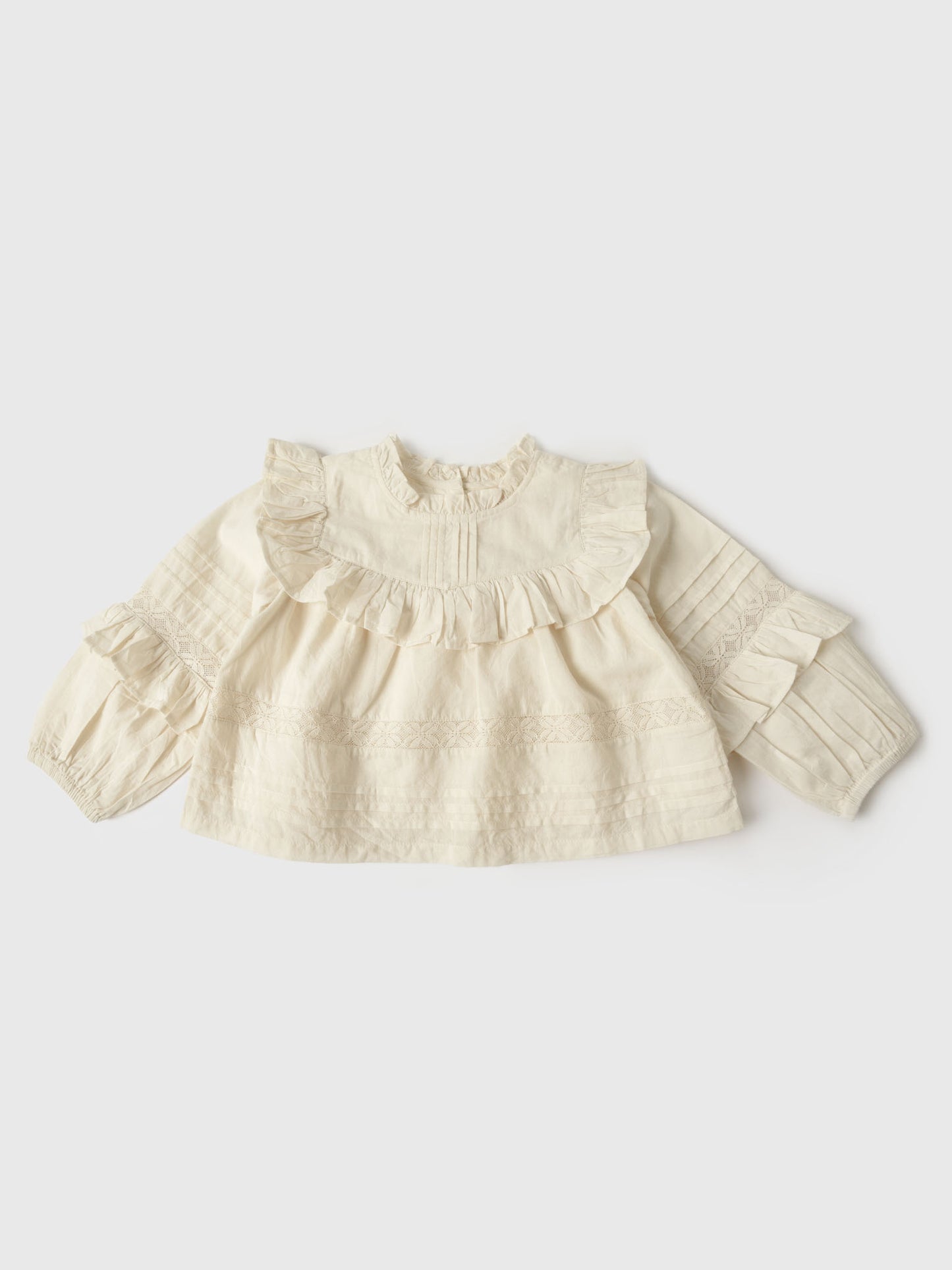 Pink Chicken Girls' Lace Mira Top - Saint Bernard