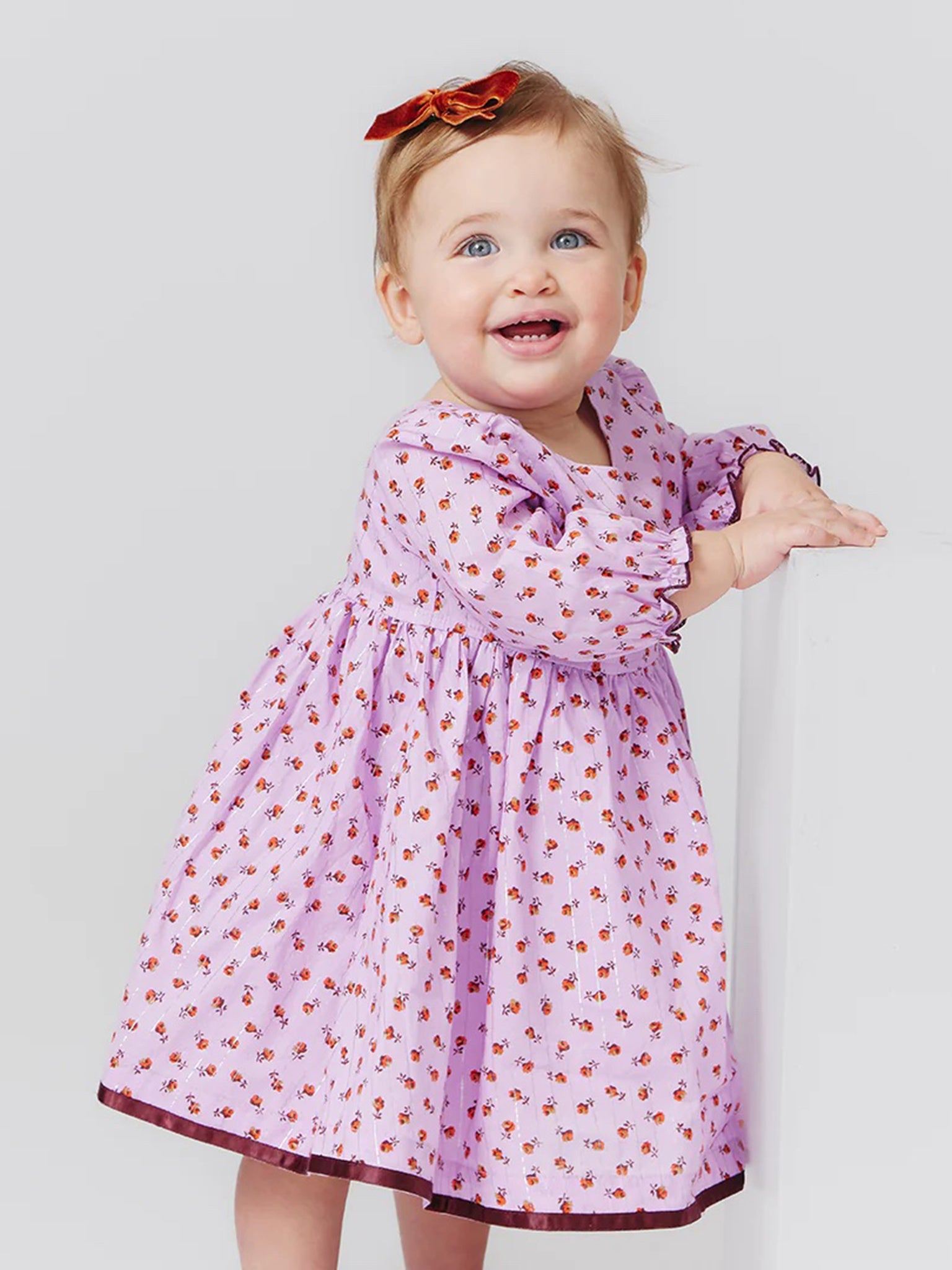 Pink Chicken Baby Girls' Amma Dress Set - Saint Bernard